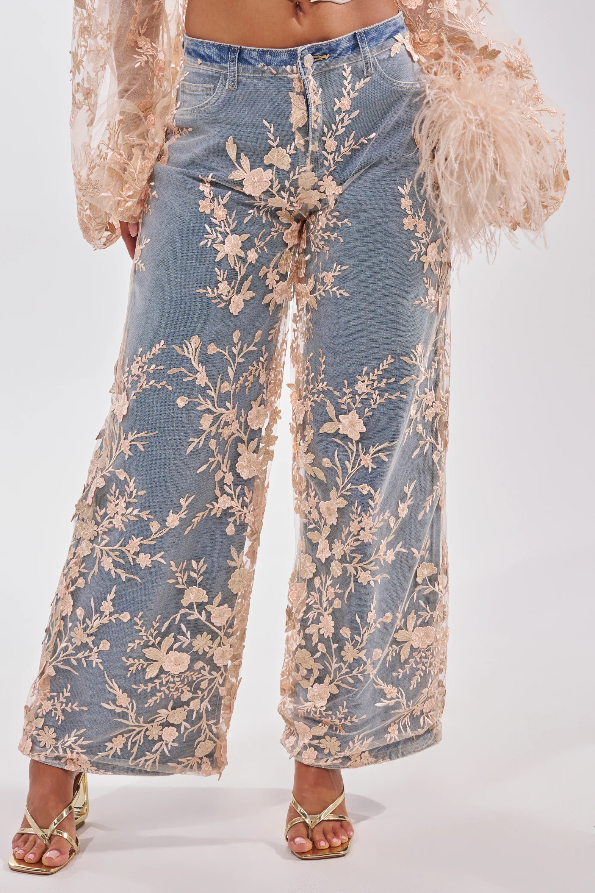 FLY AWAY WITH ME FLORAL DENIM - Akira Store