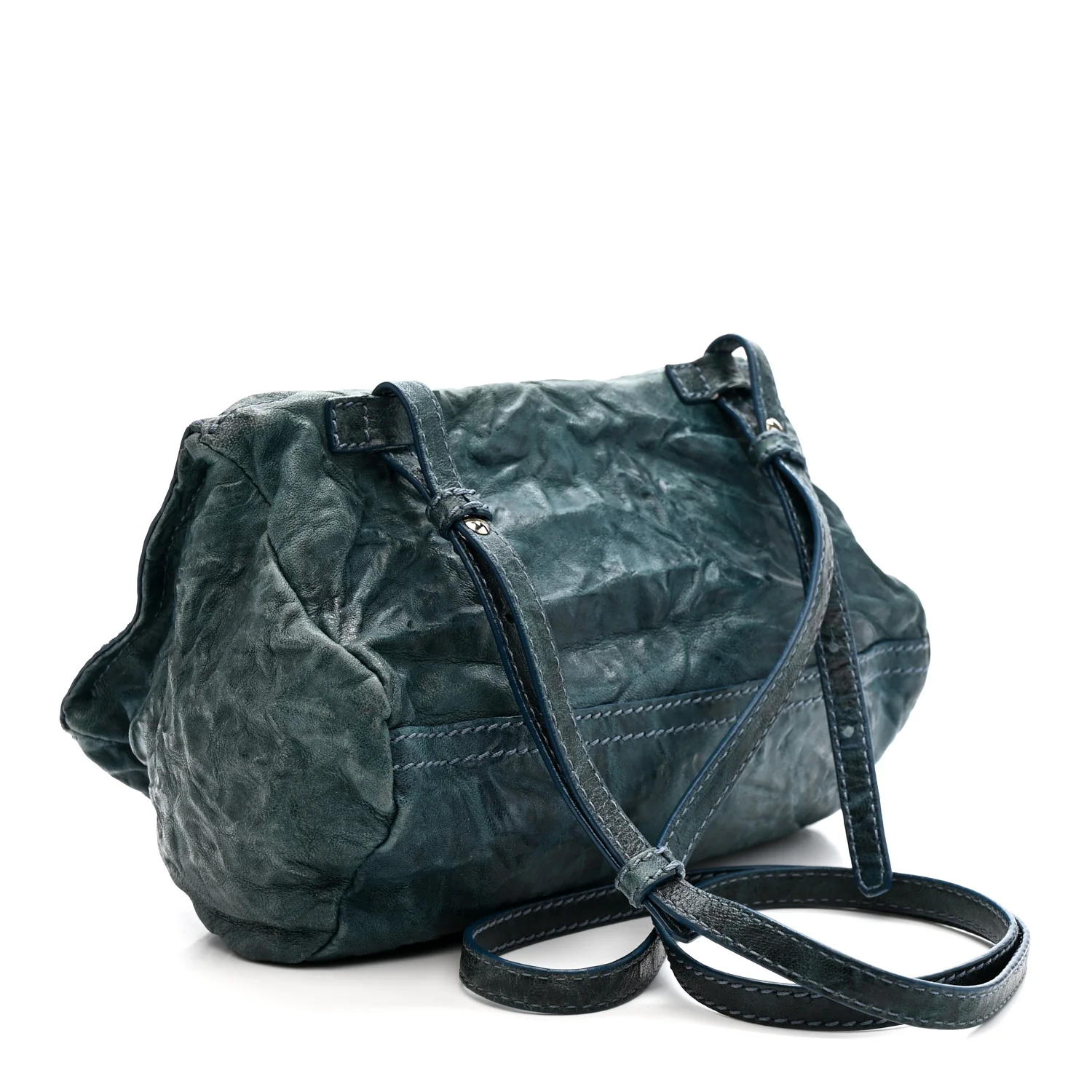 Tumbled Sheepskin Mini Pandora Mineral Blue