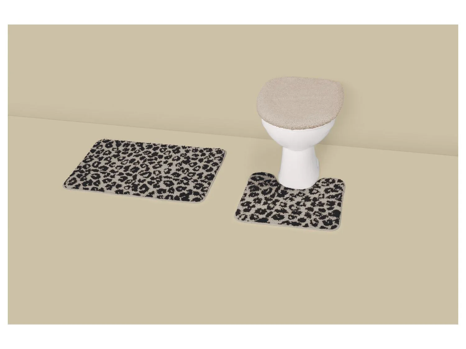 LIVARNO Set de 3 tapis de salle de bains