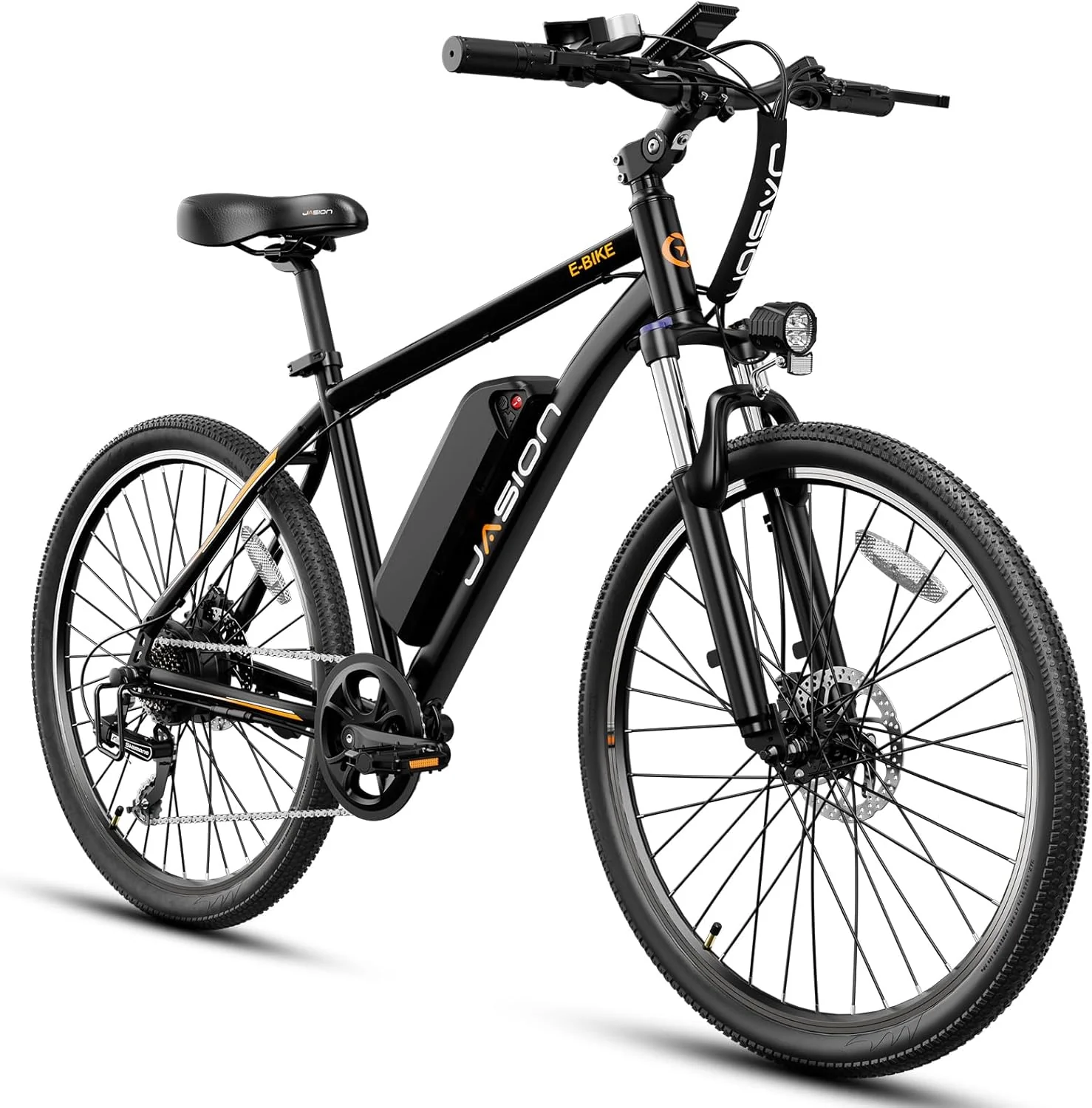 Vélo électrique Jasion EB5 pour adultes, autonomie maximale de 64 km (40 miles), vitesse maximale de 32 km/h (20 mph), VTT électrique pour trajets domicile-travail