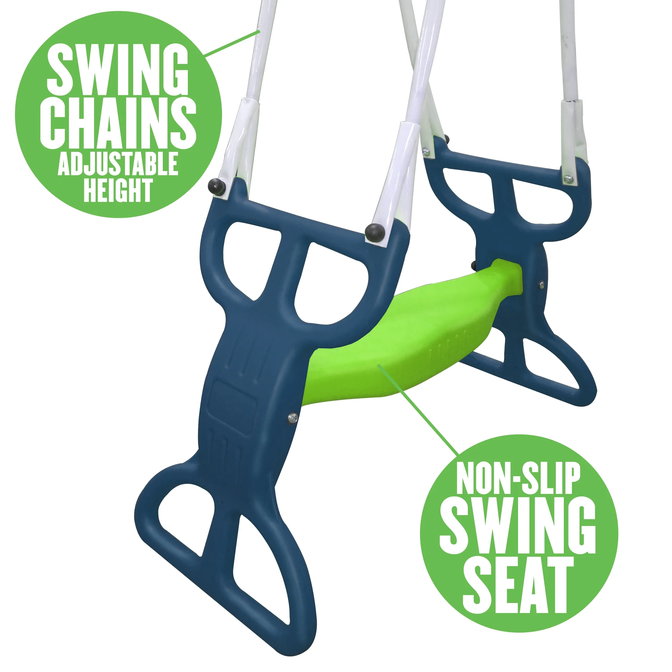 All Star Playground Metal Swing Set for up to 7 Children - Image 9