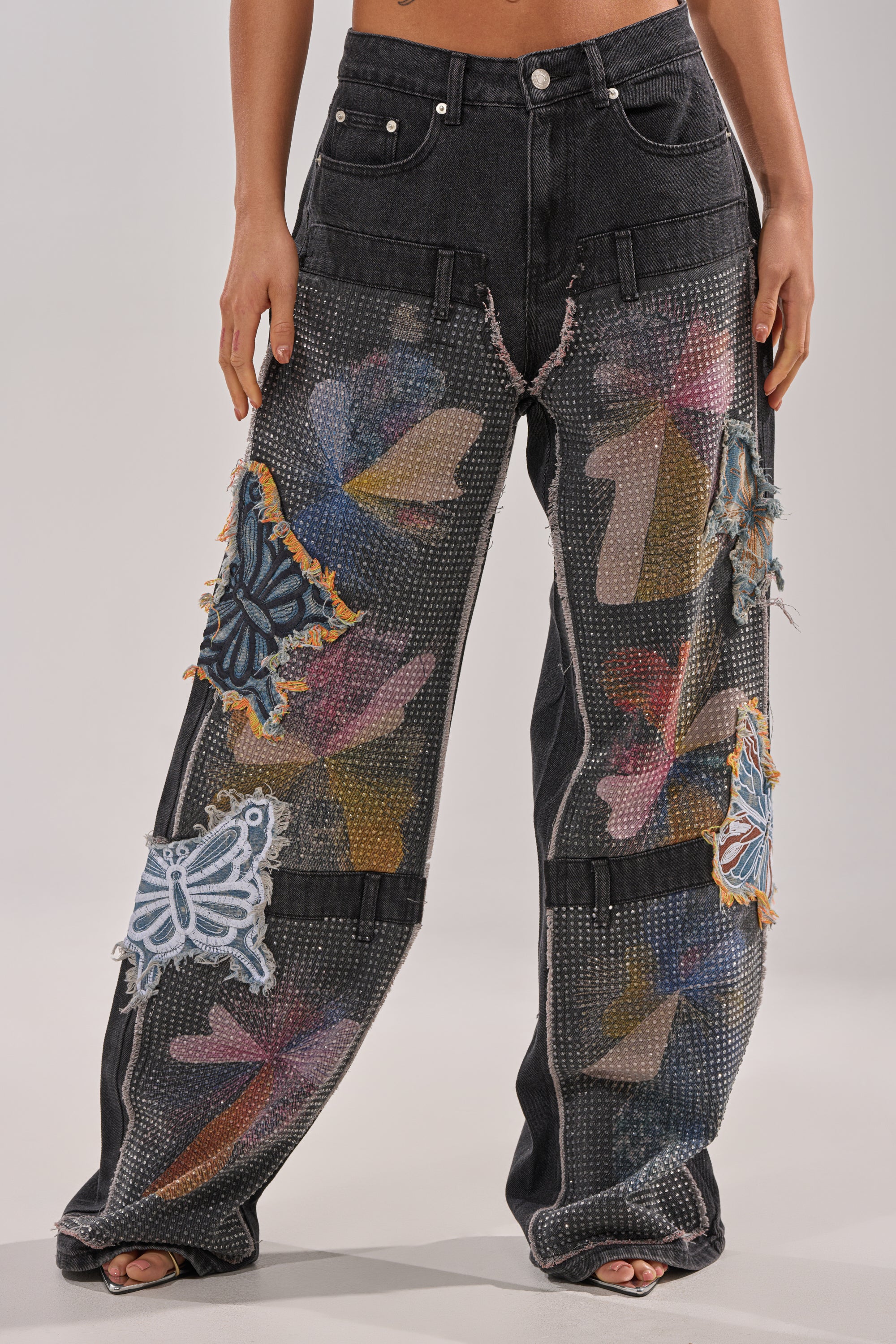 BUTTERFLY EFFECT RELAXED DENIM - Akira Store