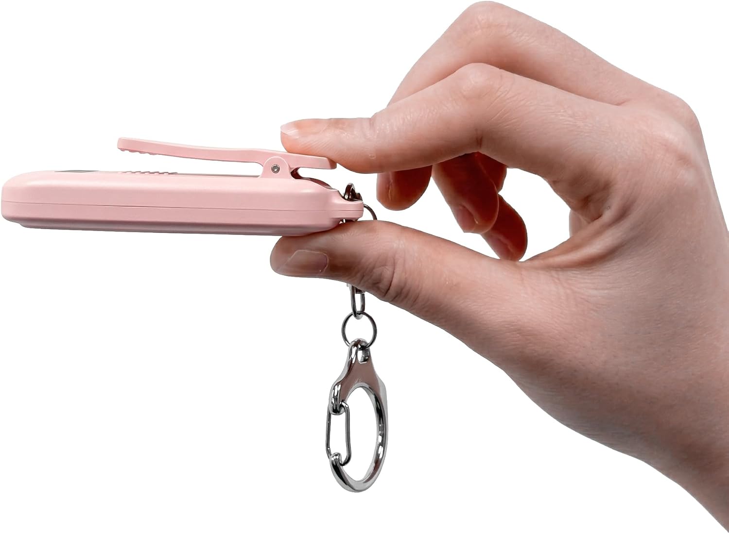 Personal Safety Alarm for Women, Safe Alarm Protection Keychain with Strobe Light & Low Battery Notice, Security Siren Self Defense for Seniors College Girls ﻿
