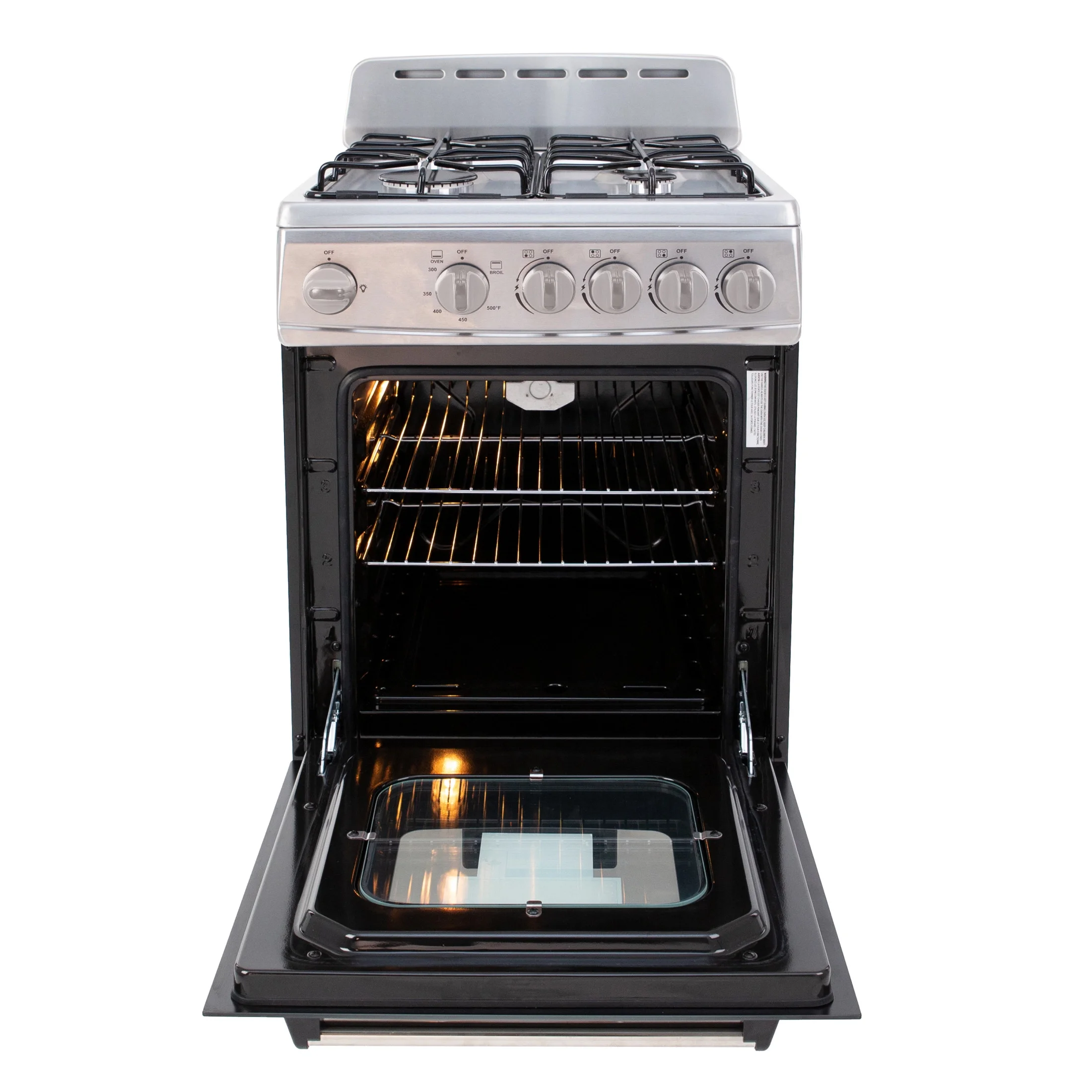 20" Compact Gas Range Oven, in Stainless Steel (GR2013CSS)(Stainless Steel) - Image 5