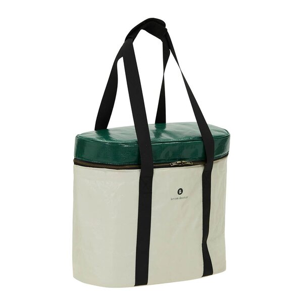 Picnic kjølebag 38x19,5 cm sand/grønn