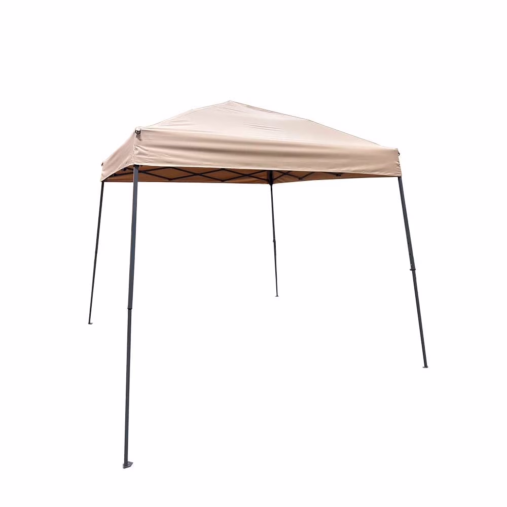 Garden Winds Custom Fit Replacement Canopy Top Cover Compatible with The Eagle Peak Base 10' X 10', Canopy Top 8' X 8' Slant Leg Pop Up Gazebo - Upgraded Performance RIPLOCK 350 Fabric