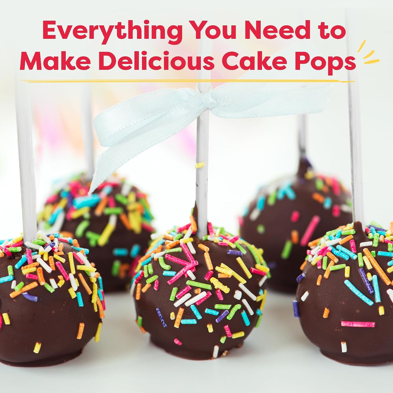 Baketivity DIY Cake Pop Kids Baking Kit with Pre-Measured Ingredients