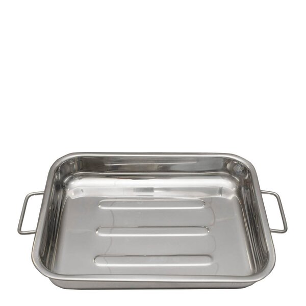 Ildfast form 30x24 cm rustfritt stål
