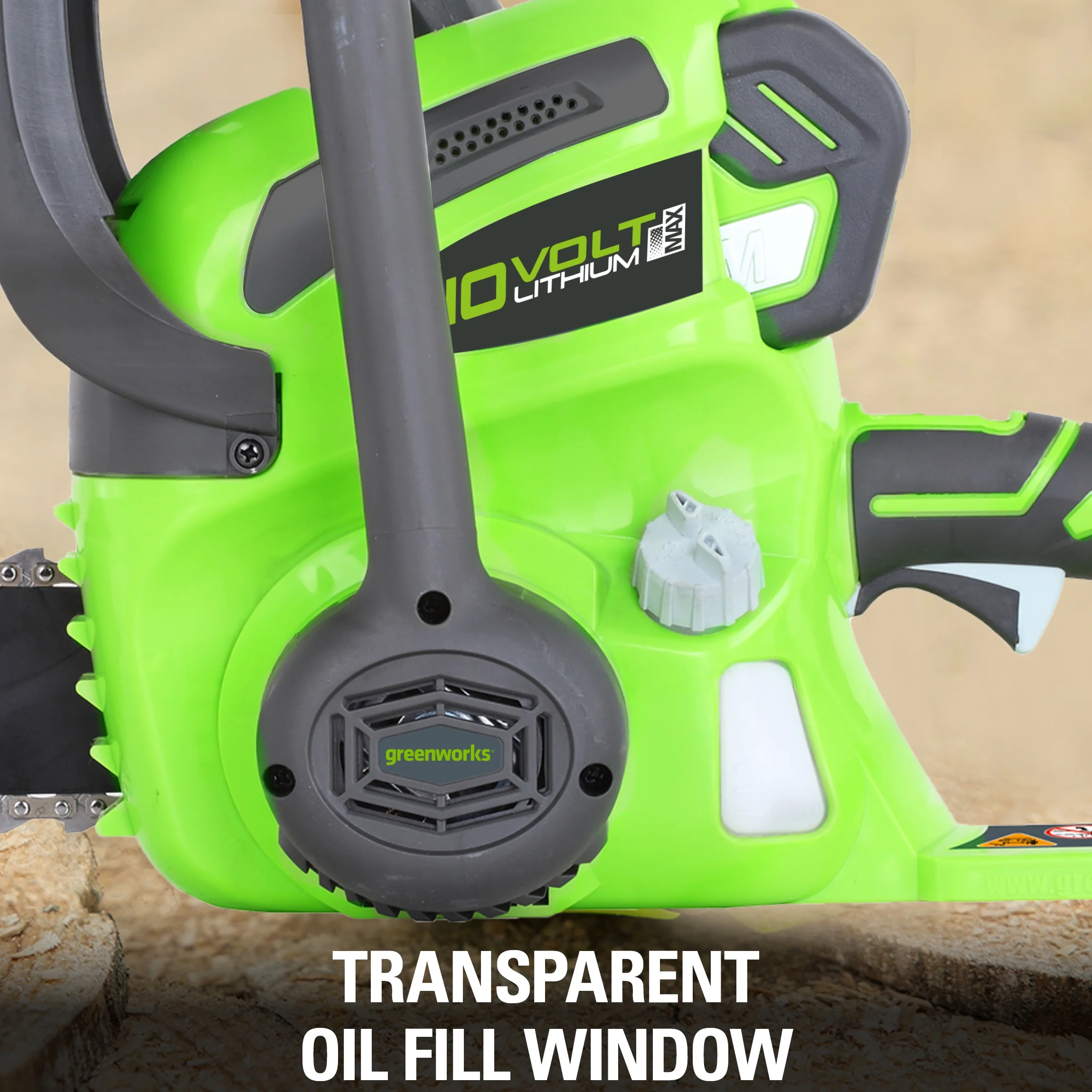 12" 40 V Battery Powered Chainsaw - Image 8