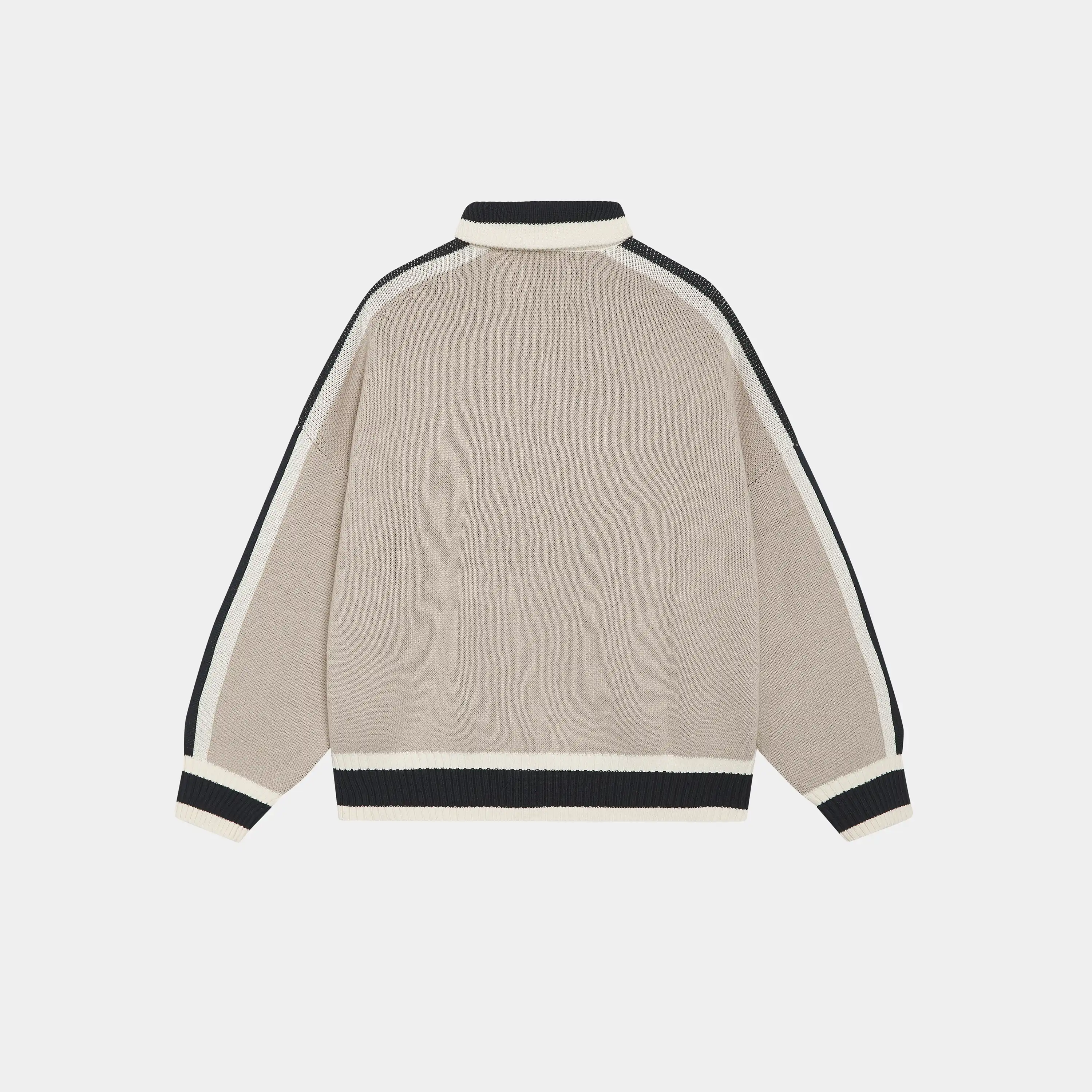 Echellor Off Sand Zipper Knit