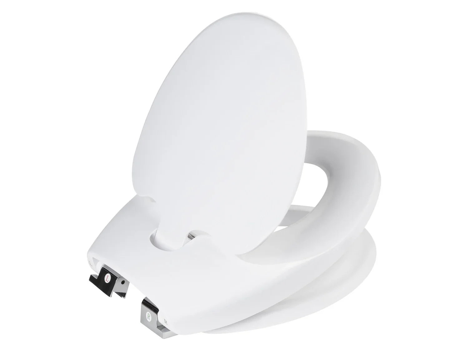LIVARNO home Abattant WC 2 en 1, avec fermeture en douceur