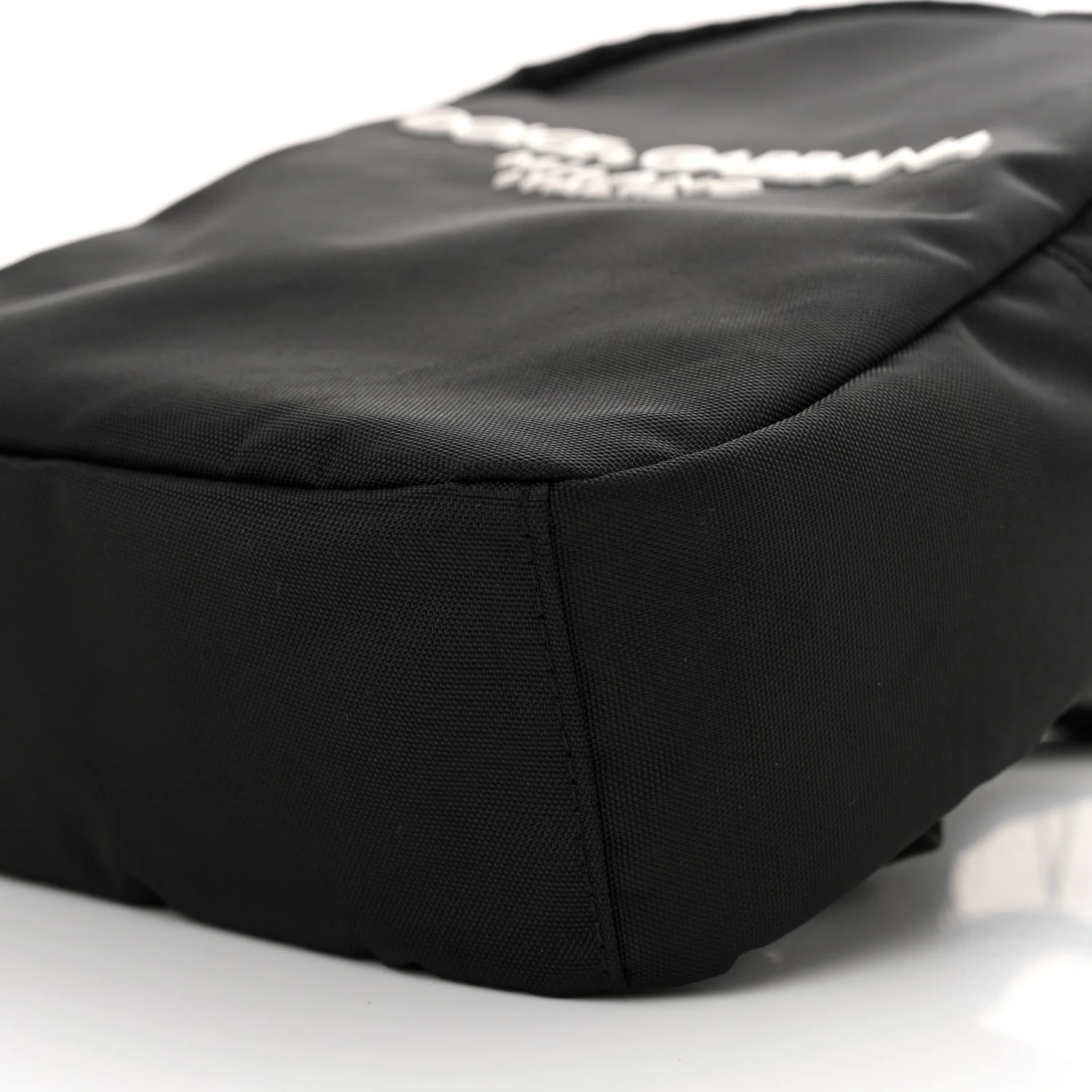 Nylon Logo Childrens Backpack Black