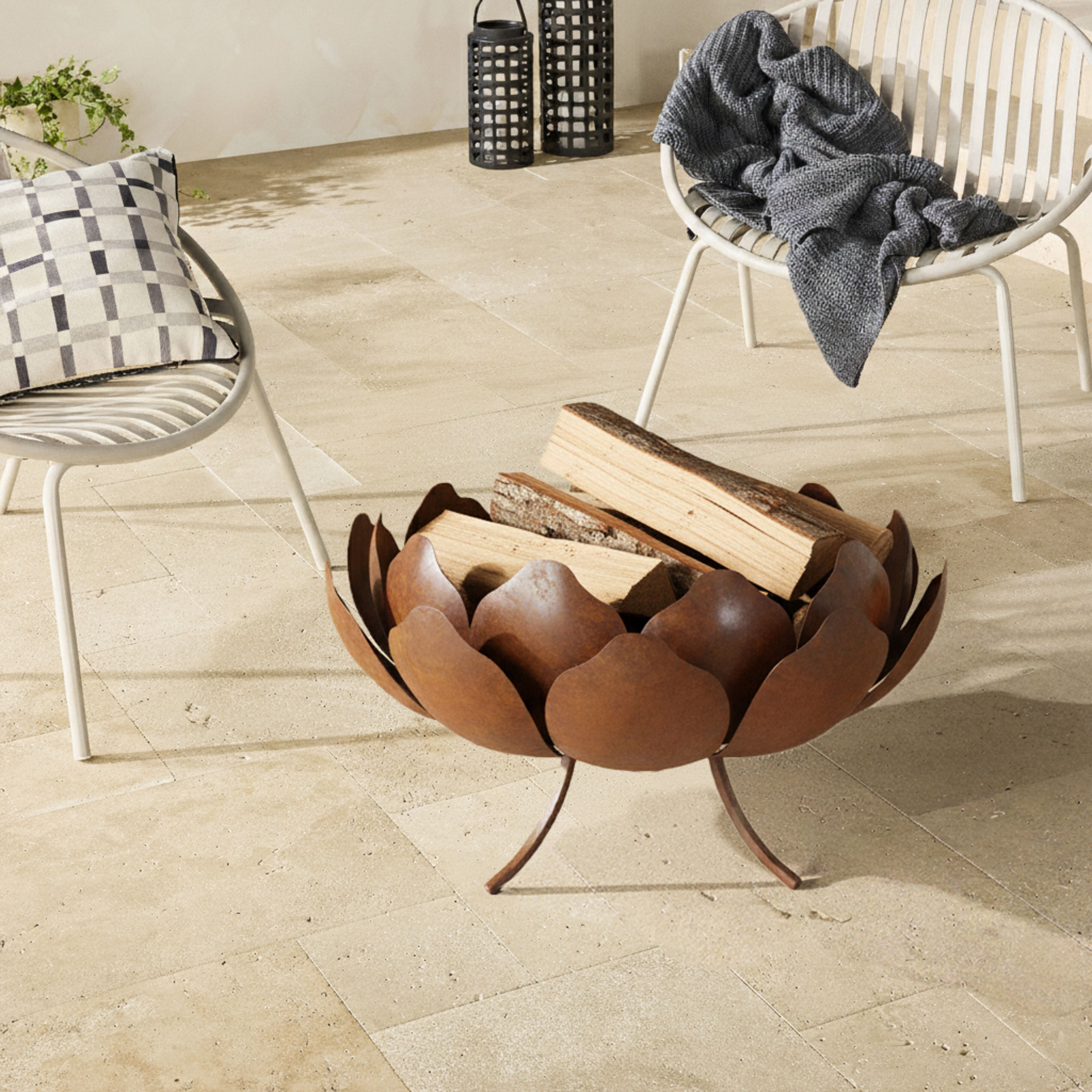 Flora Fire Pit 80x80x43cm