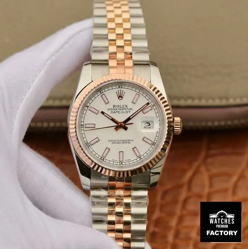 Rolex Datejust 126233 36mm GM Factory White Luminous Scale Dial