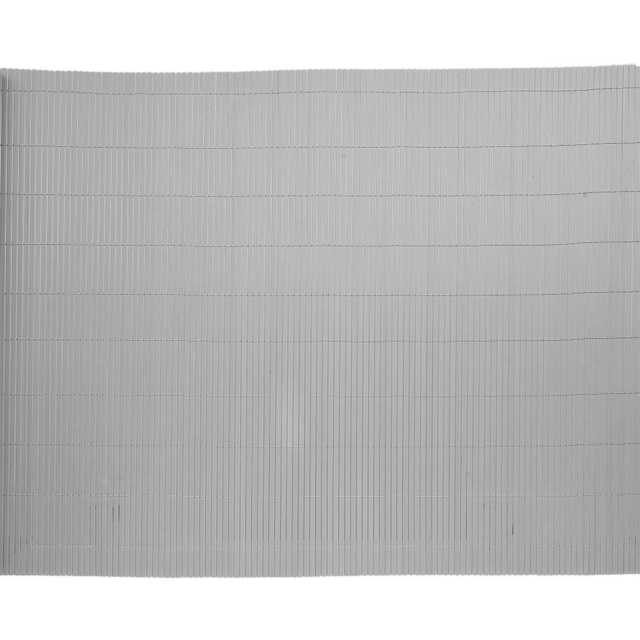 Canisse double face occultation modérée PVC grise 300xH100cm