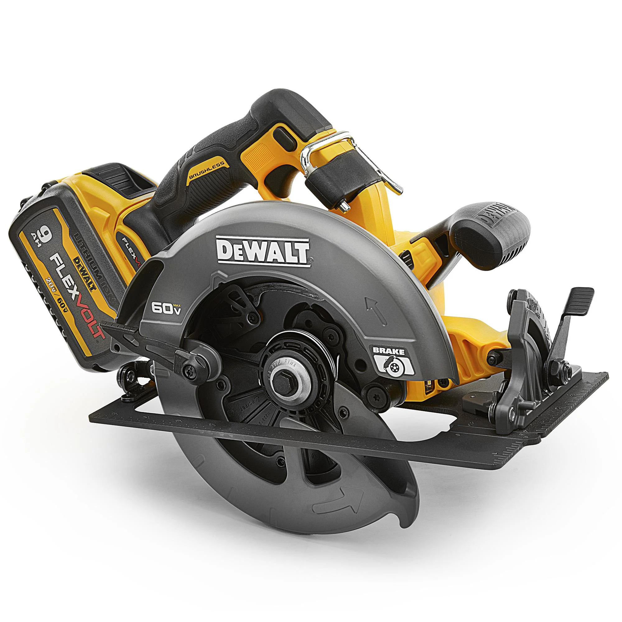 FLEXVOLT 60 V 7-1/4 in. Cordless Brushless Circular Saw Kit (Battery Charger)(1) - Image 2
