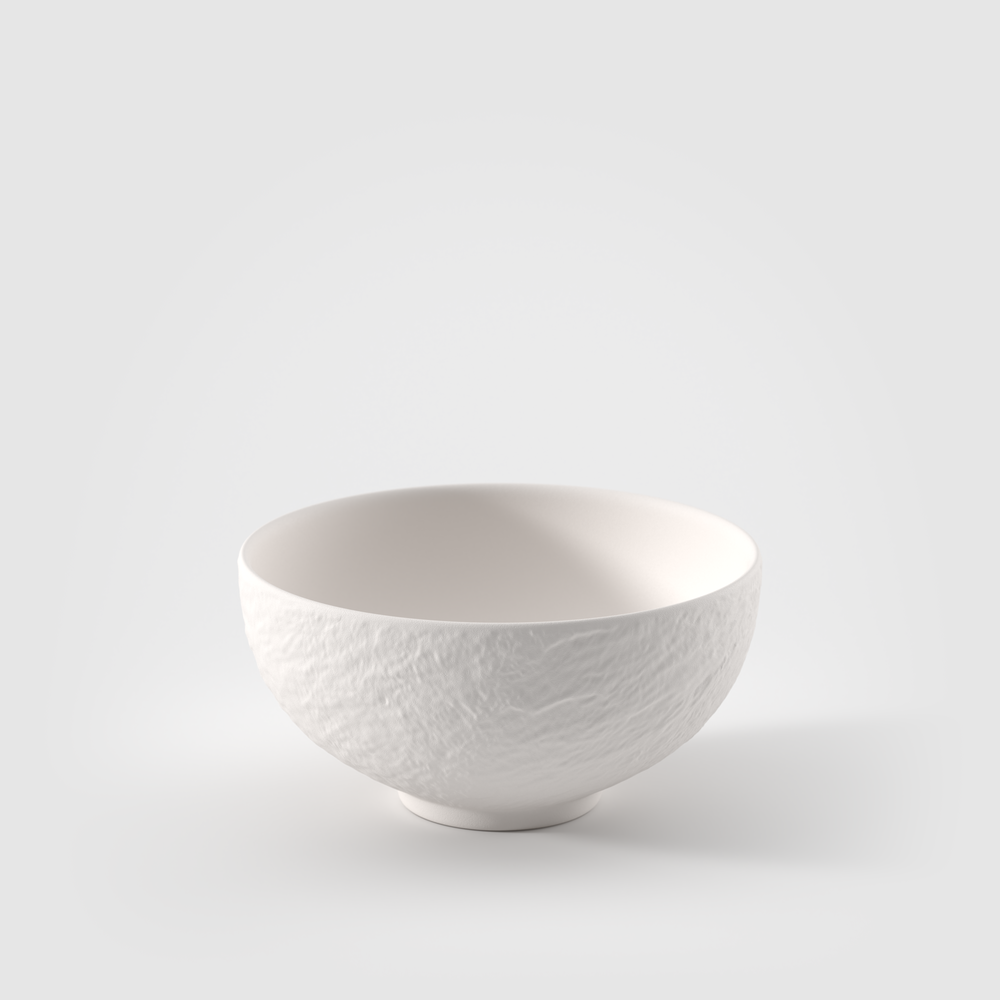Manufacture Bowl - White, 10.2 oz, Premium Porcelain
