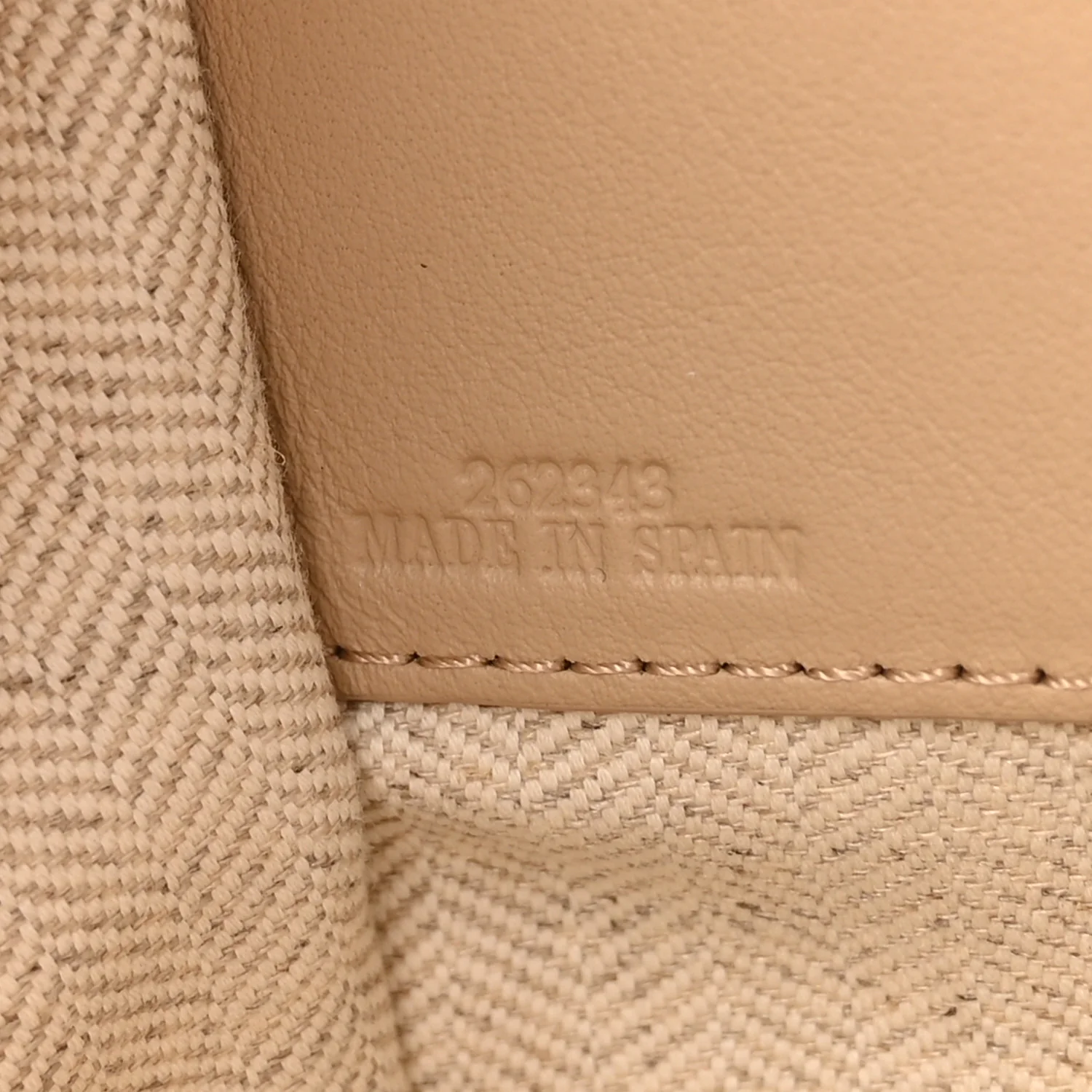 Calfskin Small Hammock Shoulder Bag Sand White