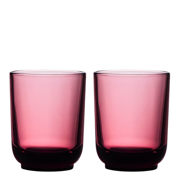 Pirch latte glass 33 cl 2 stk Garnet