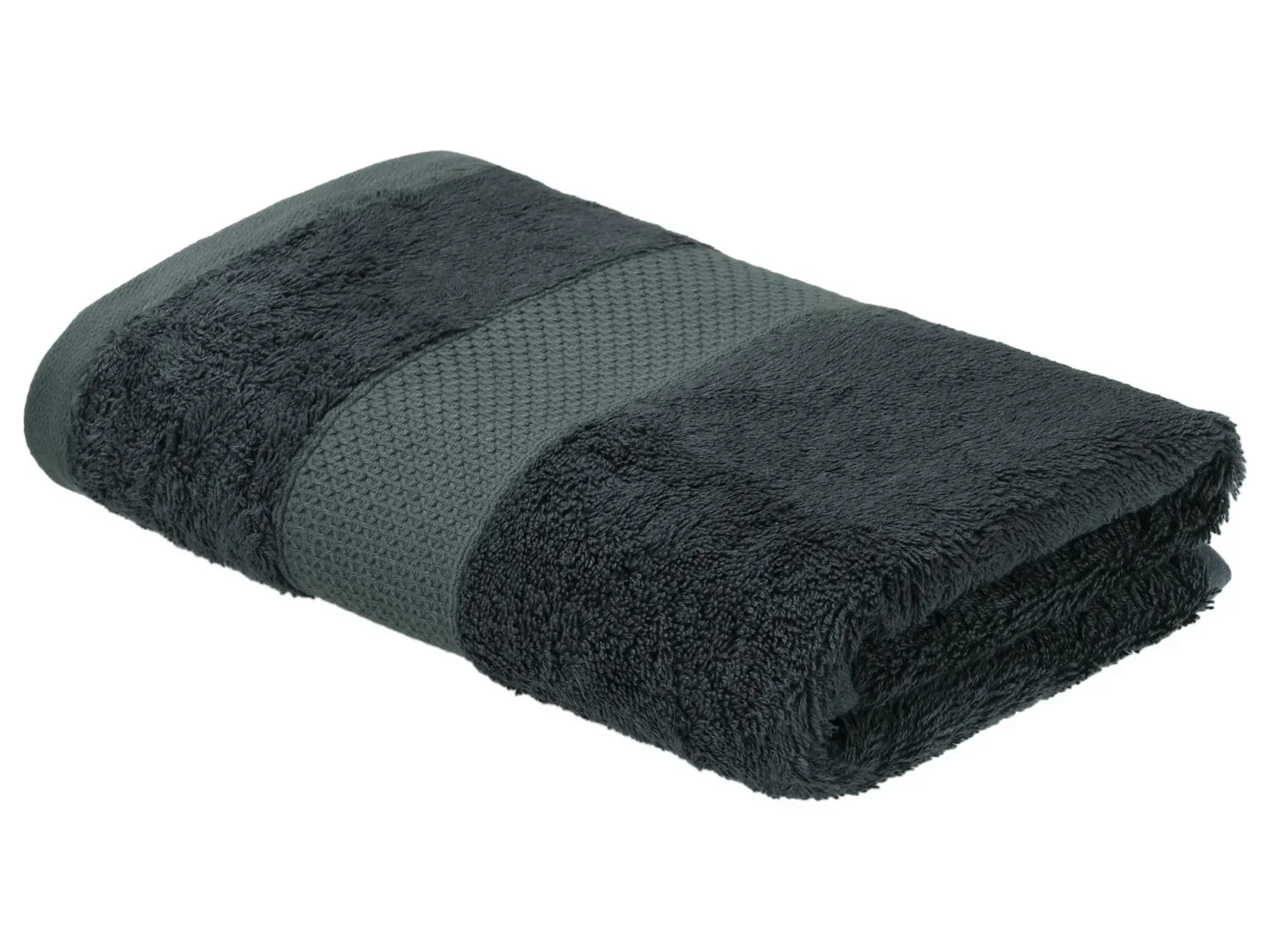 LIVARNO Lot de 2 serviettes de toilette Premium, 50 x 100 cm