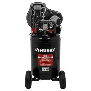 Compresseur d'air électrique vertical portable Husky C304H, 30 gal, 175 PSI, lubrifié à l'huile et à entraînement par courroie