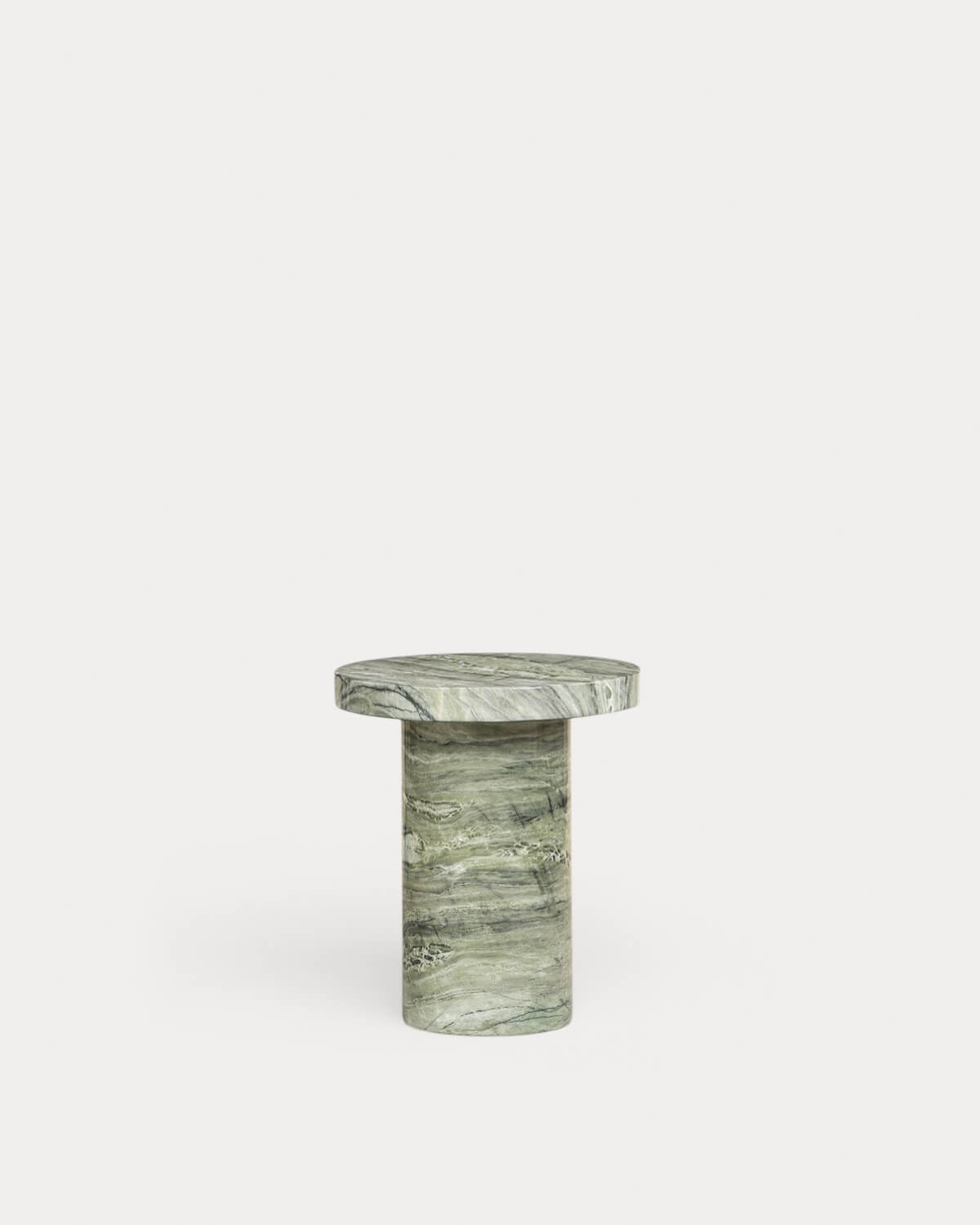 Mathis - Mesa Auxiliar Redonda de Hormigón (Ø45 cm) Mathis