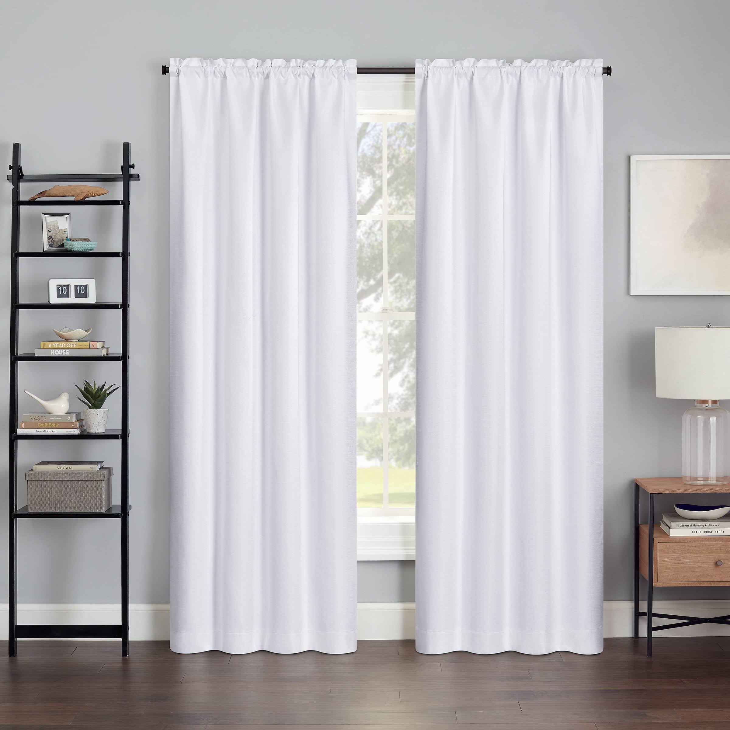Eclipse Samara Blackout Energy-Efficient Thermal Curtain Panel, 42x63, White