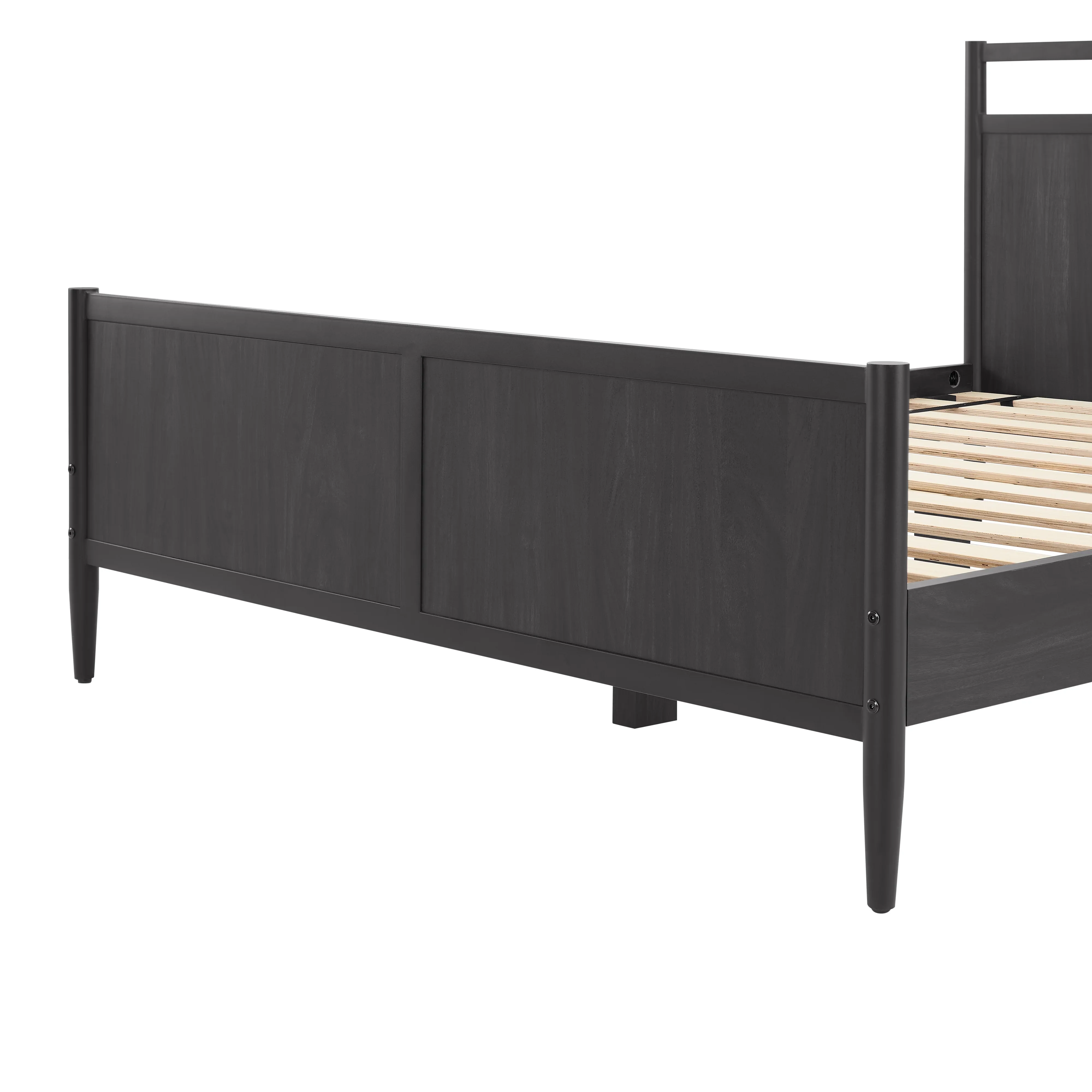 Better Homes & Gardens Oaklee Queen Bed, Charcoal Finish