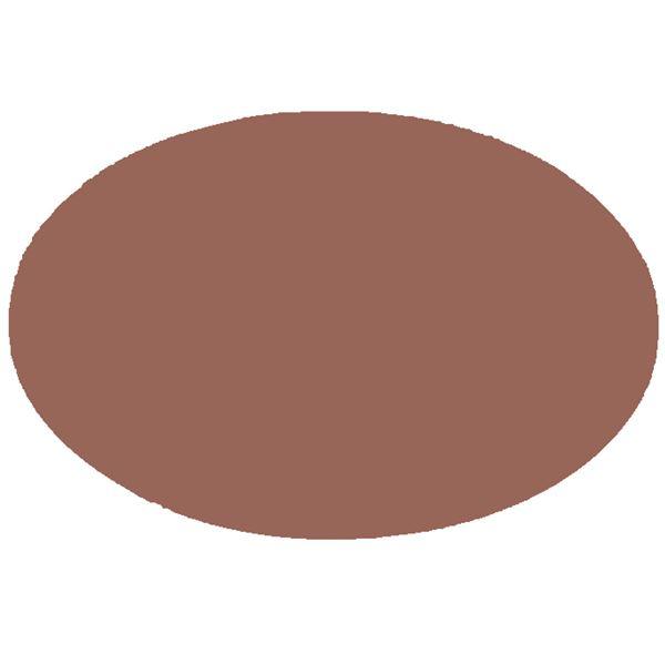 Kuvertbrikke PVC 43,5x28,5 cm oval blush