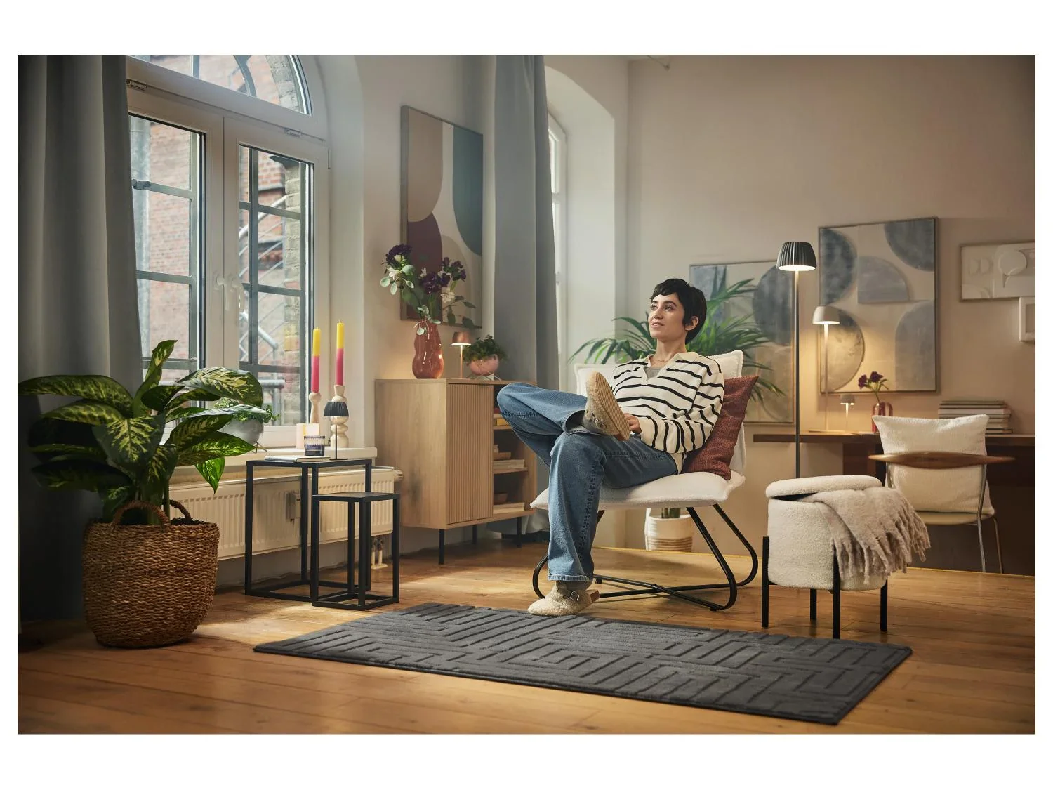 LIVARNO home Lampadaire LED sans fil