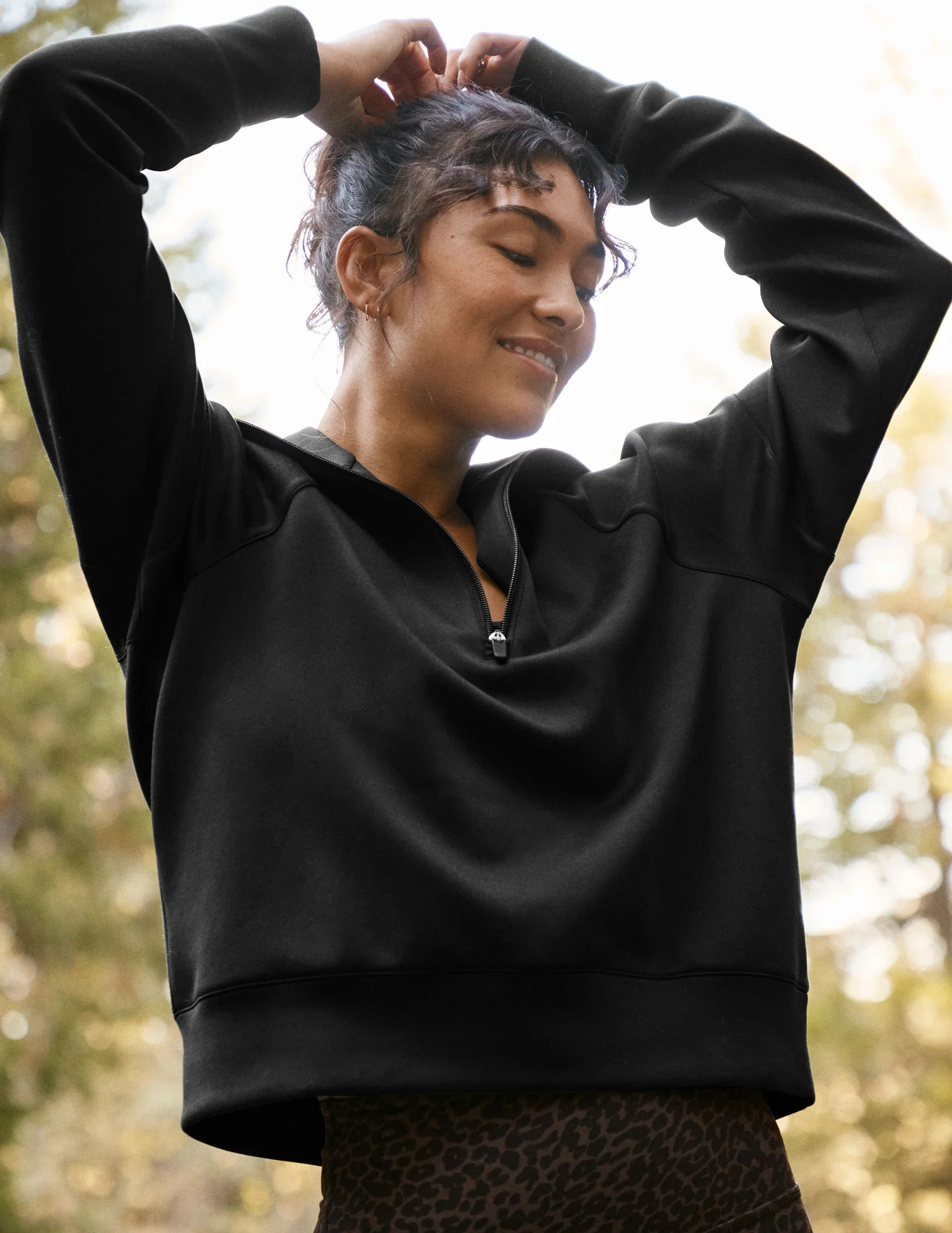 In the Flow 1/4 Zip Pullover