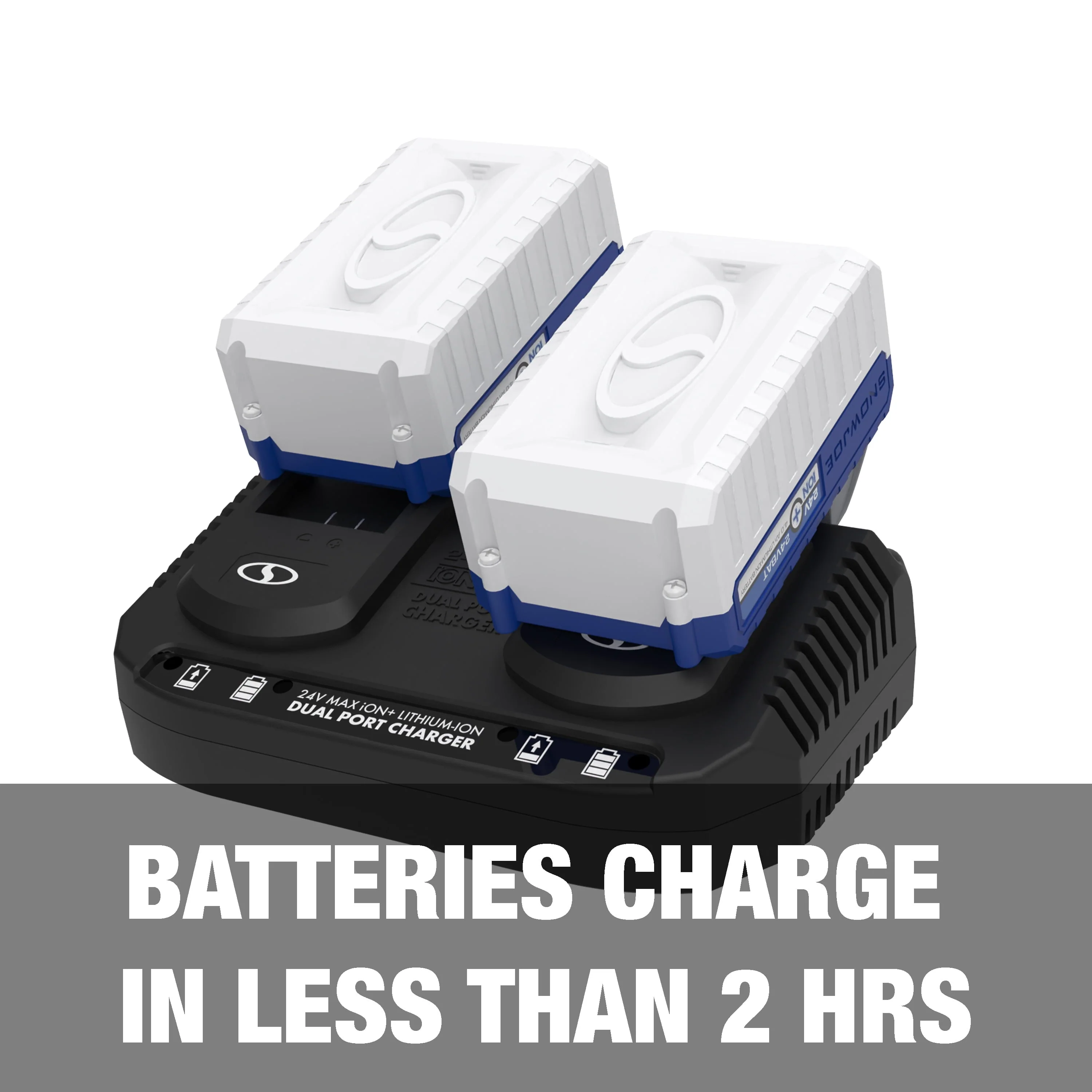 48V 15-inch Cordless Snow Blower, Brushless 750W Motor, 2 x 4.0-Ah Batteries Charger - Image 10
