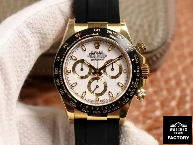 Rolex Daytona M116518LN-0041 Noob Factory White Dial 4130 Movement