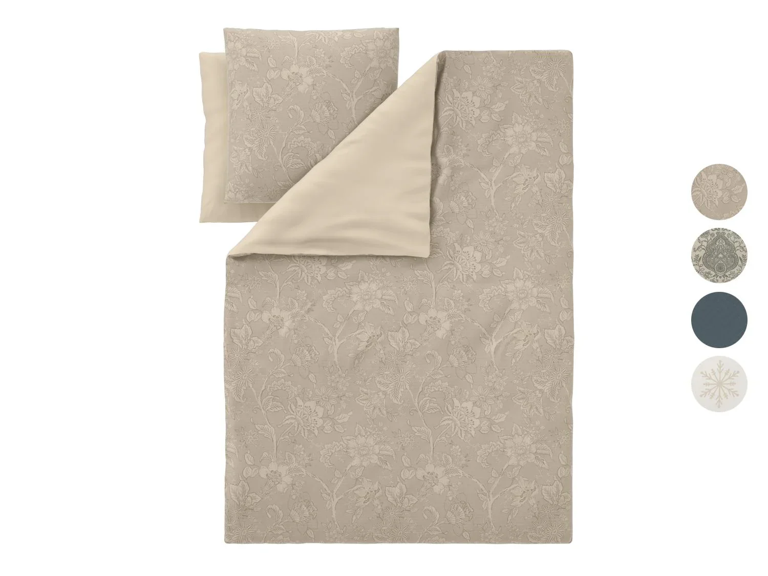 LIVARNO Parure de lit double face en satin, 260 x 240 cm