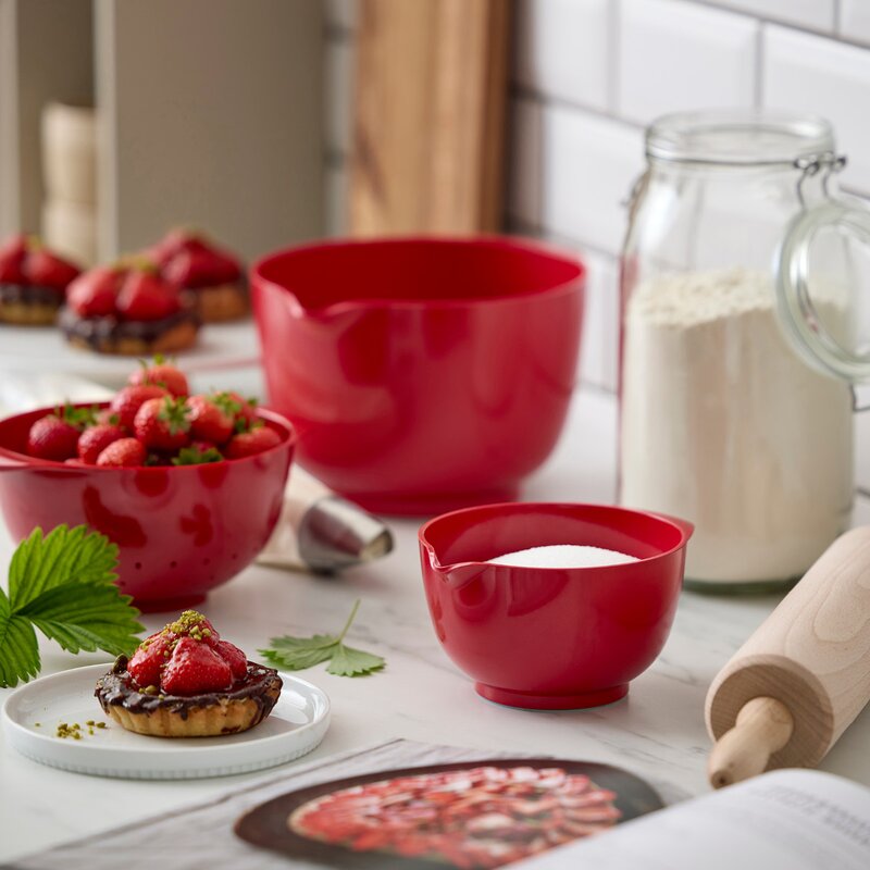 Margrethe bakebolle 4L rød