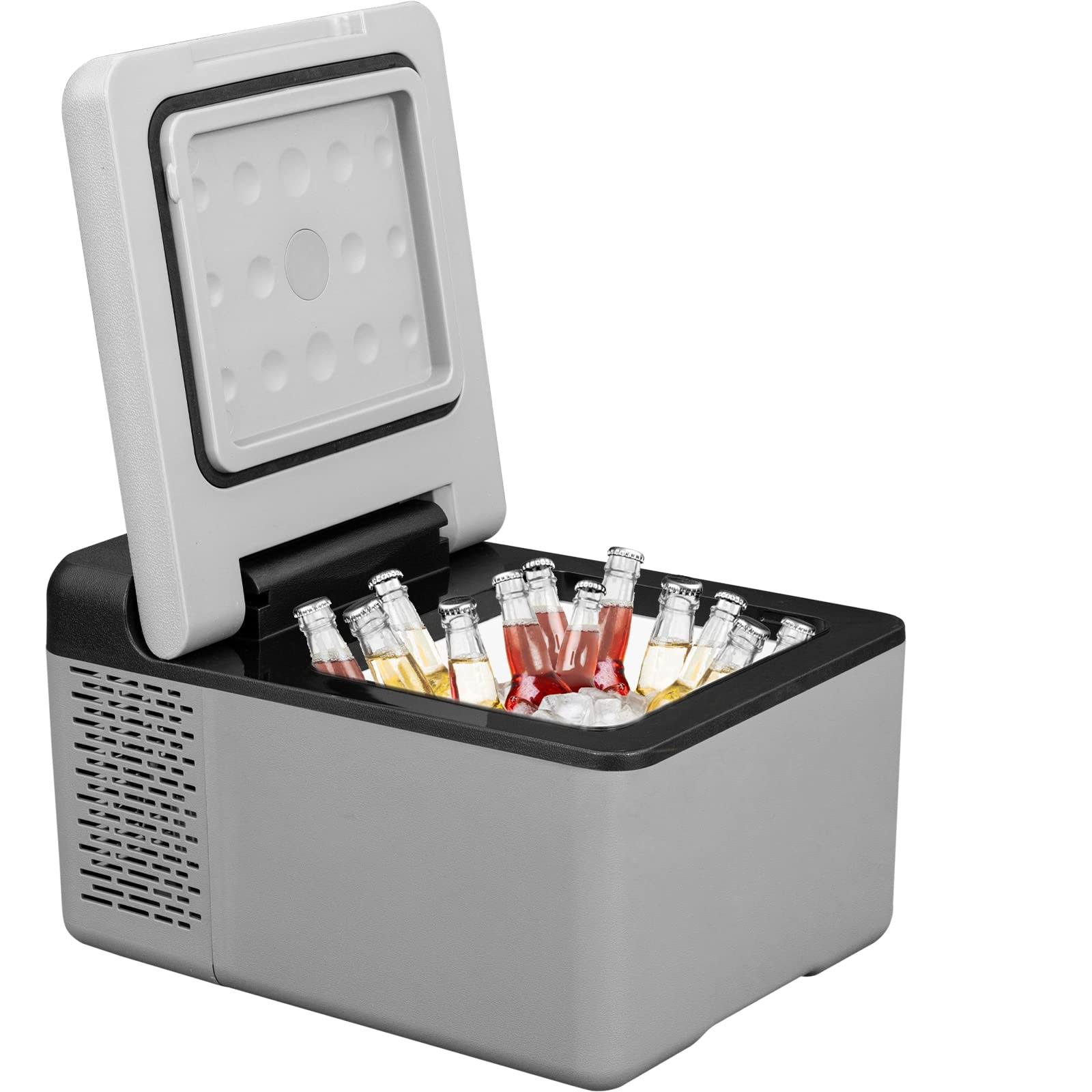 VEVOR 10 Quart 12 Volt Portable Mini Freezer Car Compressor Fridge Cooler
