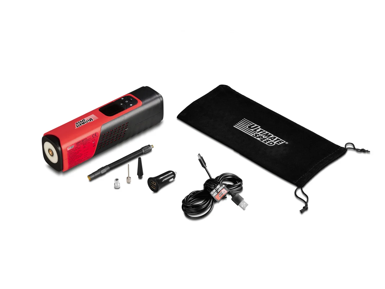 ULTIMATE SPEED Compresseur portatif sans fil USKT 60 C3
