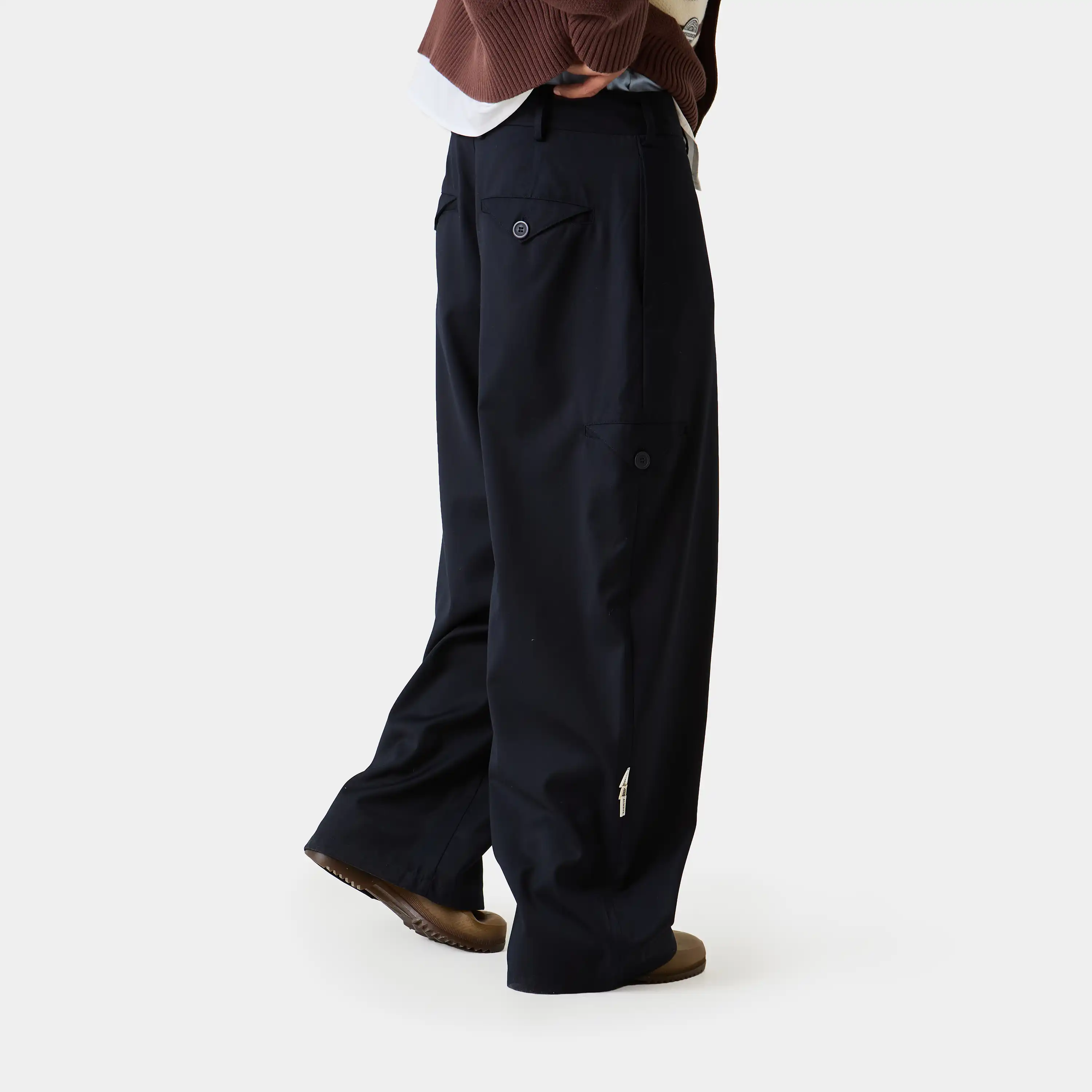 Borca Navy Tailored Pants