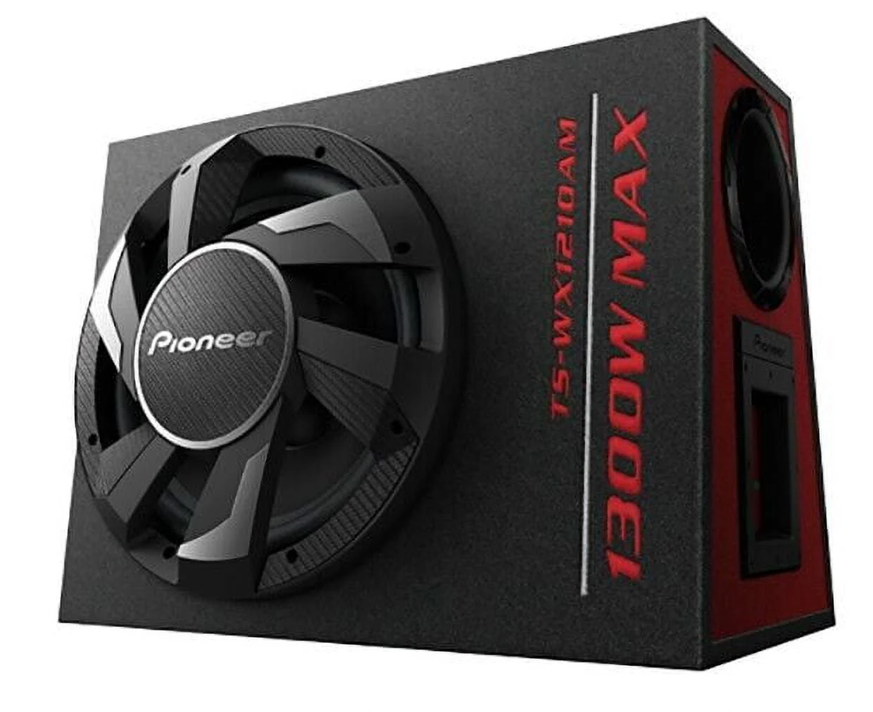 TS WX1210AM 12” 1300W Built in Class D Amp Ported Enclosure Subwoofer Bundle