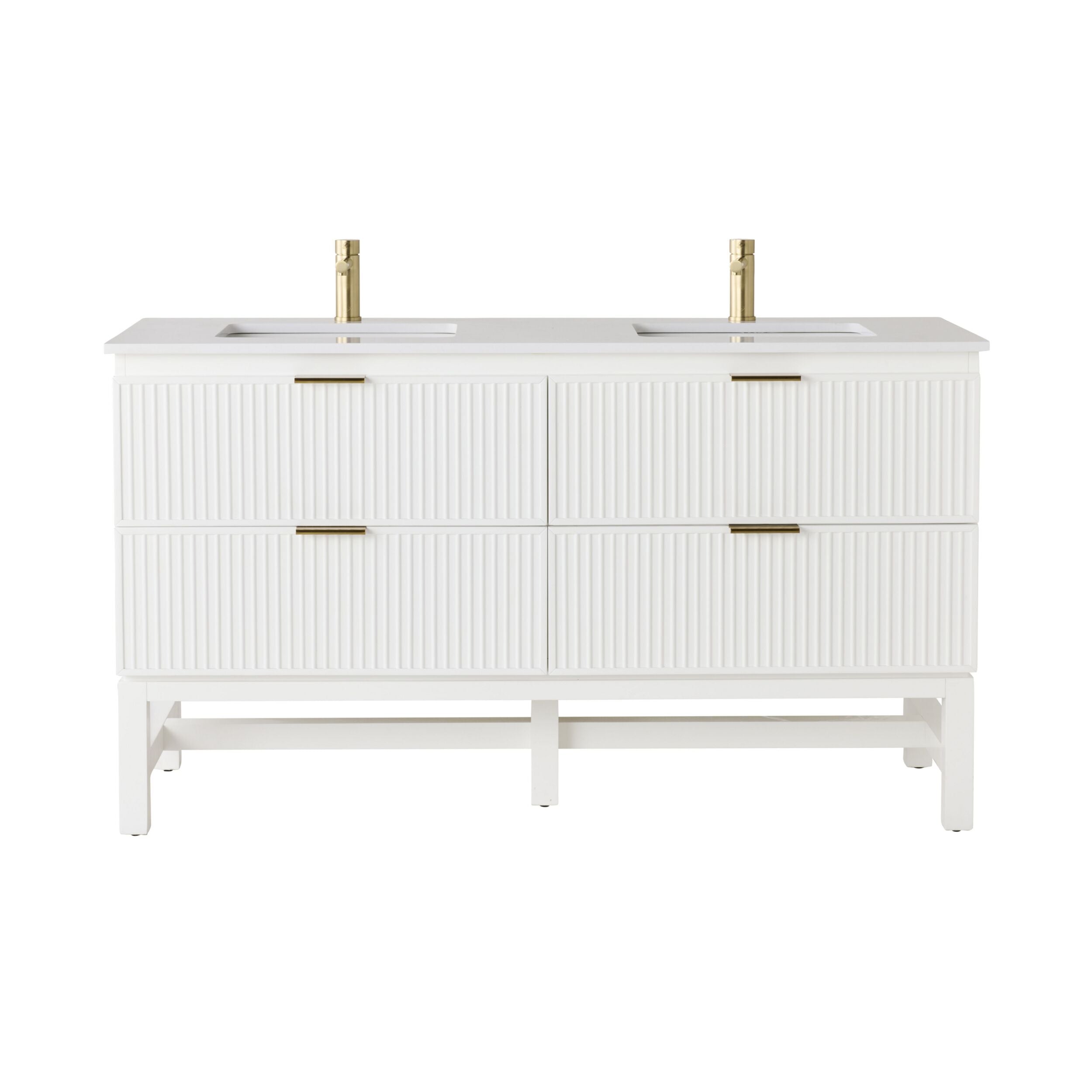 Lennox Double Vanity White 1550mm