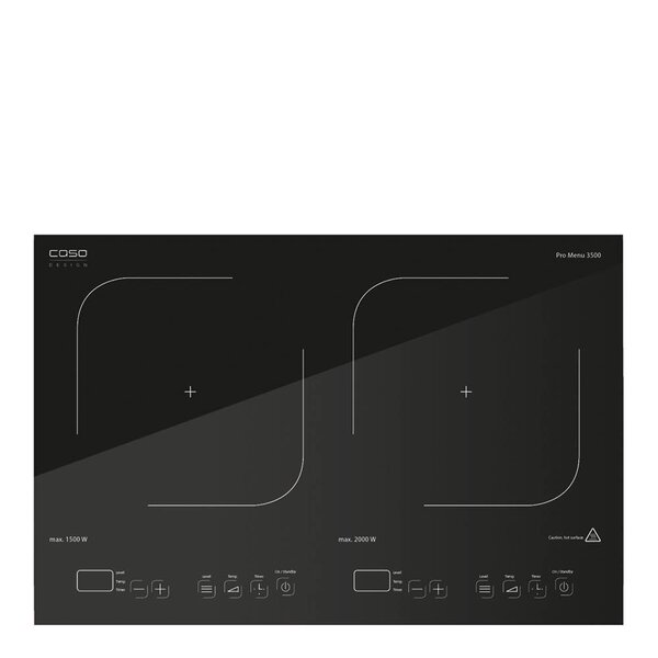 Pro Menu 3500 dobbel induksjonsplate 36x54,5 svart