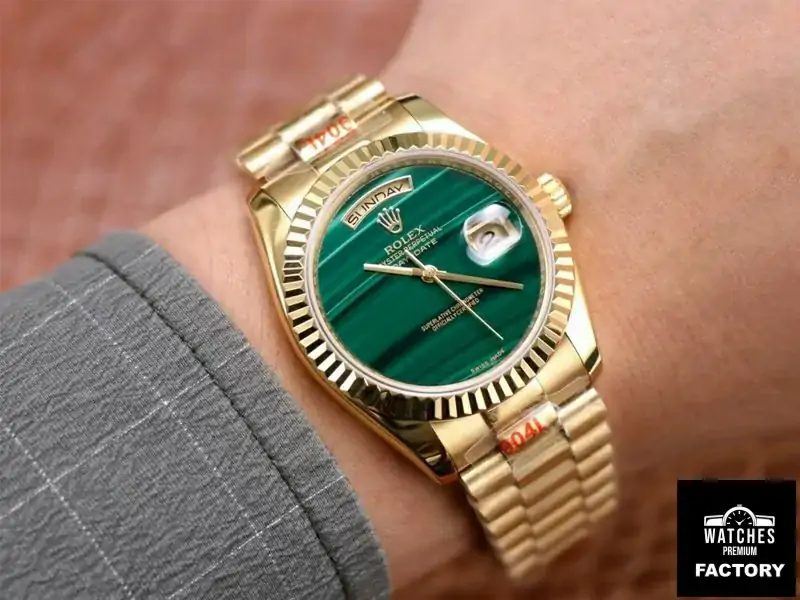 Rolex Day Date President 18238 Malachite Green Dial