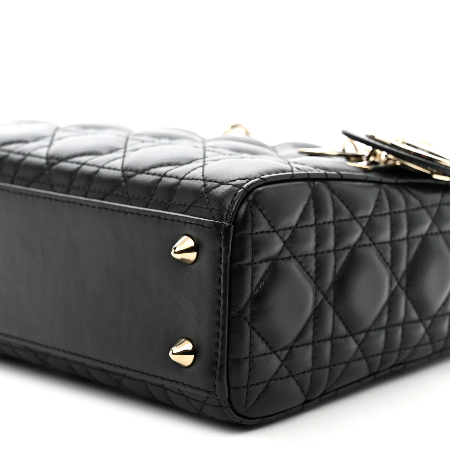 Lambskin Cannage Small My ABCDior Lady Dior Black