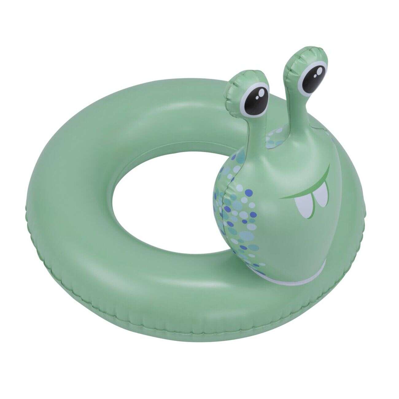 Bouée ronde tête d'escargot en plastique vert Ø60cm