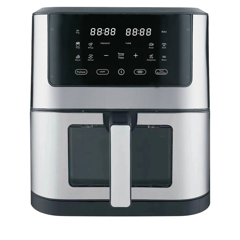Frigidaire Digital Air Fryer Stainless Steel with Viewing Window 8.5 Quart