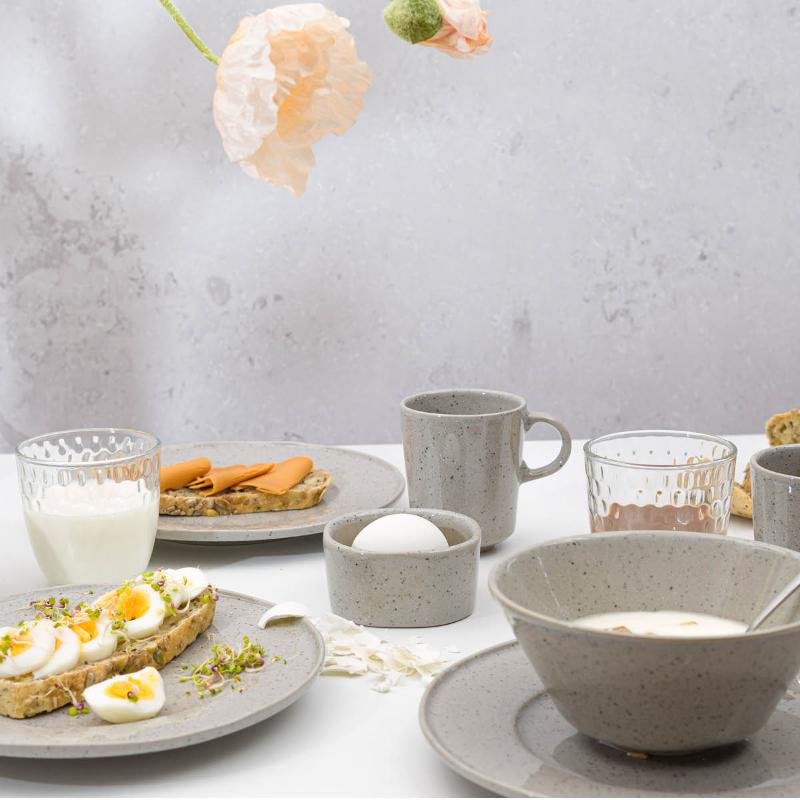 Granite White skål 18 cl lys grå