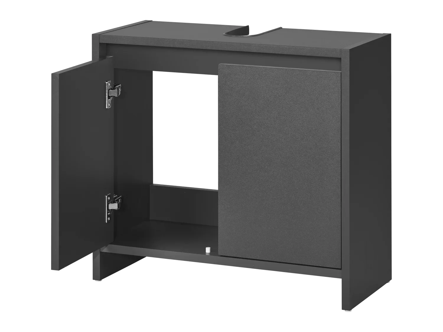 LIVARNO home Meuble sous-vasque Oslo, 60 x 55 x 28 cm, noir