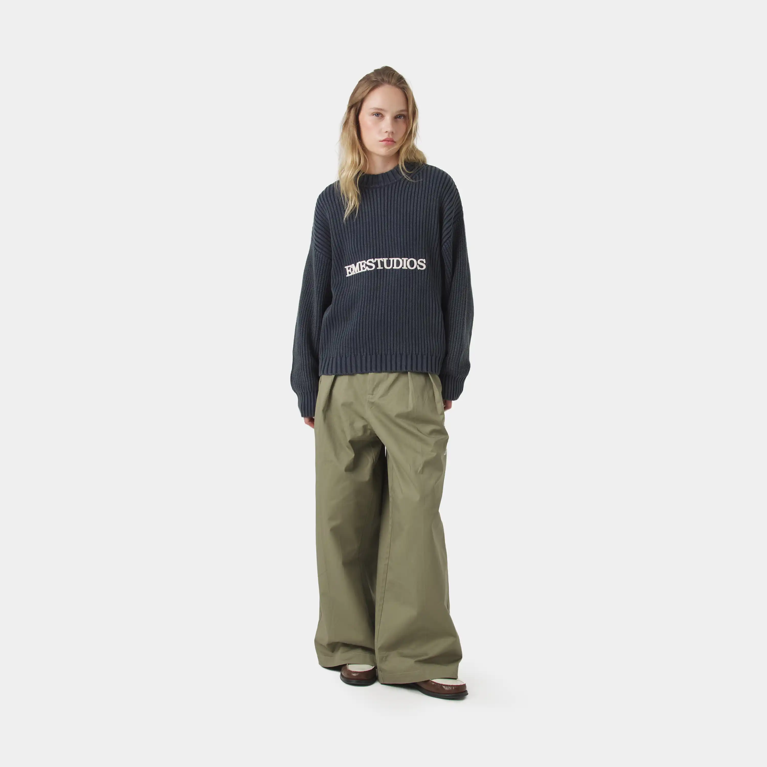 Yoss Navy Knit Sweater