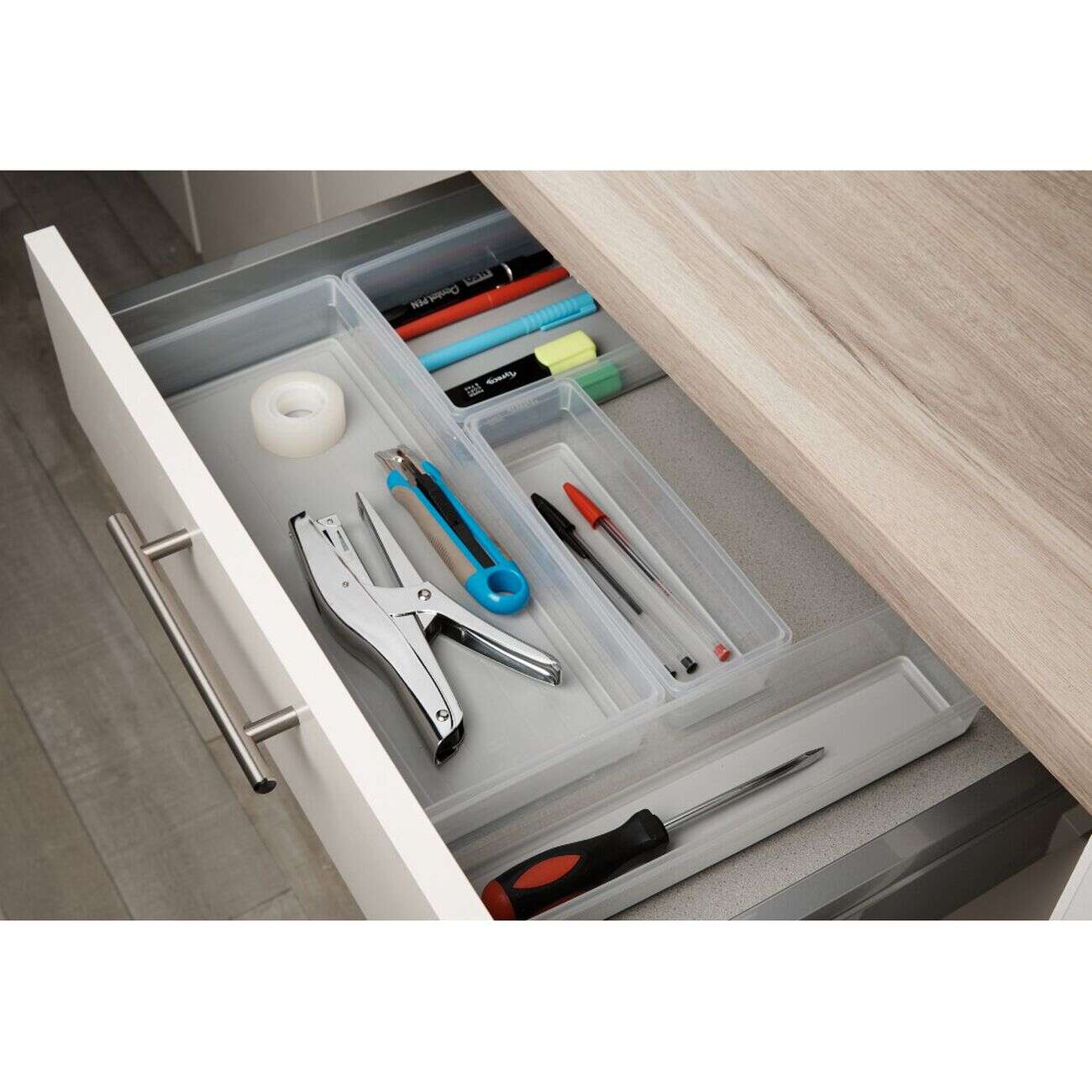 Boîte de rangement pour tiroir 7,5x7,5xH.5 cm