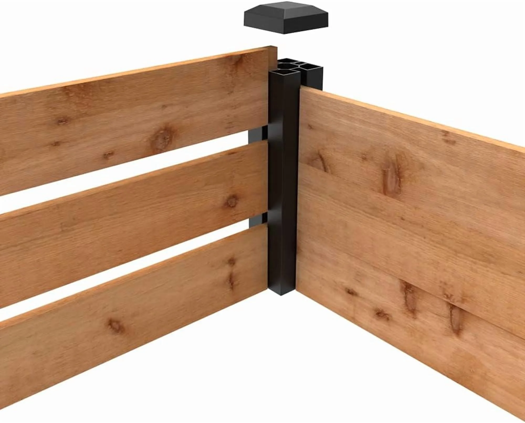 Haven 2 ft. x 8 ft. Natural Cedar Raised Garden Bed(2' x 8'/Haven 3 Plank) - Image 4